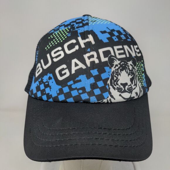 Busch Gardens Adult Strapback Trucker Hat Multicolor One Size Mesh Back SeaWorld - Picture 2 of 8